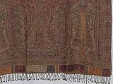 ShalinCraft Warming Blanket Throws Pure Wool Asian Jacquard Pattern India 84 x 100 (wbcov020)