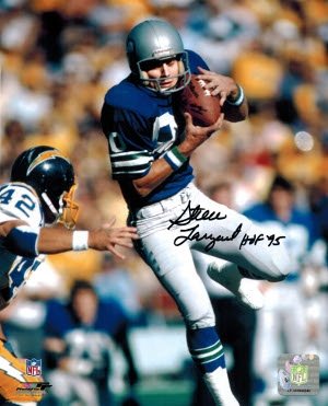 Steve Largent Autographed/Hand Signed Seattle Seahawks 8x10 Photo HOF 95