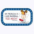 The Peanuts Baseball Magnetic Tin Sign
