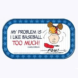 The Peanuts Baseball Magnetic Tin Sign