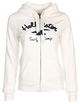 Hollister Women,s Hoodie Surf Comp White