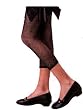 Bootique Boulevard Leggings - RED Fishnet Footless Leggings (Shown in Black)