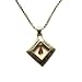 November Personality Plus Birthstone Teardrop Golden Topaz Pendant