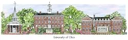 Ohio University - Collegiate Sculptured Ornament