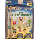 2 ActivePad Book & Cartridge Sets - 500 First Words and Colors & Shapes