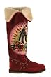 Ed Hardy Nylon Snowblazer Boots - Panther - Red