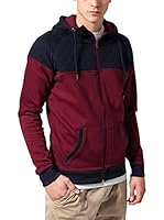 Urban Classics Sudadera con Cierre (Burdeos)