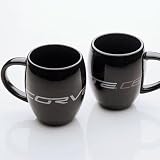Corvette C6 Black Barrel Coffee Mug