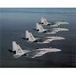 F-15 Eagles (In Air) Art Poster Print - 13x19