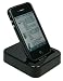 mumbi USB Dock iPhone 4 4S Dockingstation MIT und OHNE Bumper Hülle Tasche nutzbar + Datenkabel + USB Netzteil iPhone4 Ladegerät