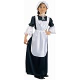 Child's Colonial Pilgrim Girl Costume (Size: Large 12-14))