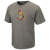 NHL Ottawa Senators Big Time Play Short Sleeve Pigment Dye Tee (Pigment Pepper, Large)