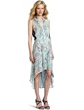 Rebecca Minkoff Women’s Dean Shirt Dress, Jade Abstract Print, 8