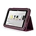 GMYLE(R) Purple PU Leather Slim Folio Magnetic Flip Stand Case Cover with Sleep/Wake Function for Barnes & Noble Nook HD 7