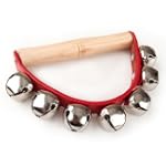 (Price for piece) Kids Handle Bell, Half Moon Hand Jingle Bells