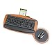 SAFCO - Adjustable Keyboard Platform with Swivel Mouse Tray/Control Zone, 21, Cherry