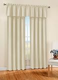 Brushed Peachskin Soft Textured Window Curtain Panel
