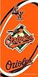 Baltimore Orioles Fiber Reactive Pool/Beach/Bath Towel (Team Color)