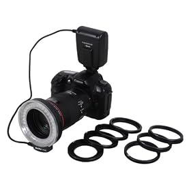 Kaavie - Macro Ring Flash LED (flash anneau) pour Nikon(La lumi�re de soutien continu et flash)