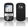 BLACK SILICON SKIN Cover Case for Sprint Palm Centro 690 - Flexible Soft