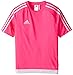 adidas Estro 15 Jersey (Little Big Kids), Solar Pink/White, Large