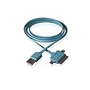 Outdoor Tech OT3100 Calamari - 3-in-1 (Micro, Lightning, 30-Pin) USB Charging Cable - 3-Feet (Powder Blue)