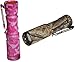 Small Pocket LED Zoom Flashlight - High Intensity 5W Cree LED - Aluminum Alloy Torch - 130 Lumen - Metal Clip - Pink