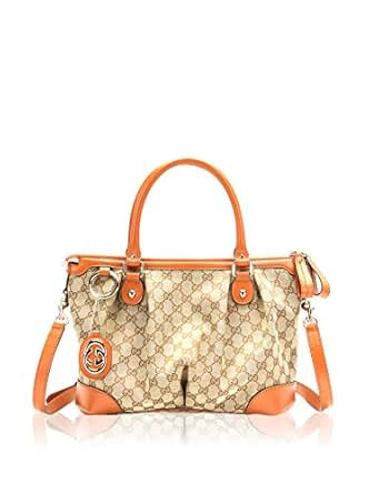 0 Gucci Women's Sukey Original GG Top Handle Bag Medium 247902 FAFXG 8510: Clothing