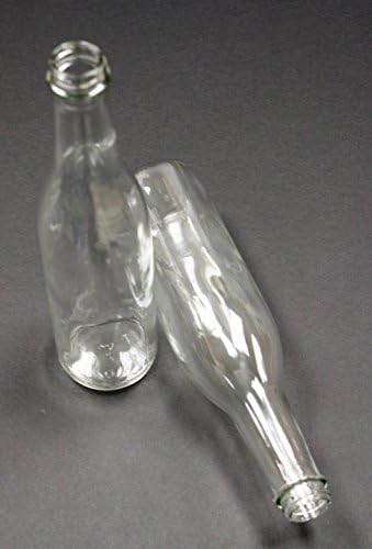 Arkansas - GB012W - 12 Ounce Clear Glass Woozy Bottle, 48 per package [Caps Sold Separately]