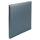 フエルアルバム Digio ビス式 A4サイズ プラコート台紙 メッシュ グレー