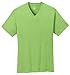 Port & Company 5.4-oz 100% Cotton V-Neck T-Shirt>L Lime PC54V
