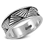 Sterling Silver High Desert Wedding Band
