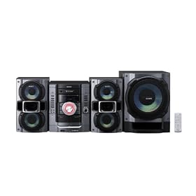 Sony MHCRG595 Mini Hifi System With 3CD/2Tape/AM&FM Tuner