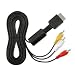 PS2 & PS3 AUDIO VIDEO AV CABLE