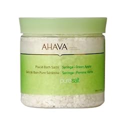 AHAVA Placid Bath Salts: Syringa / Green Apple - 17.5 oz
