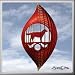 golden_retriever24golden retriever - GOLDEN RETRIEVER Circle Swirly Metal Wind Spinner