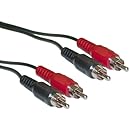 CableWholesale 6-Feet 2 RCA Male/2 RCA Male Audio Cable (10R1-02106)