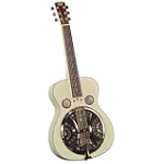 Regal RD-30 Series Studio Dobros Squareneck Guitar (Ivory)