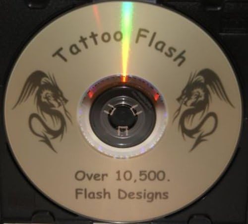 10500 Tattoo Flash Design DVD Copy Stencil Tribal Celtic ect. Picture Sheets Images
