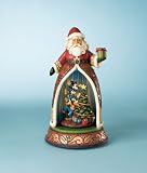 Disney Traditions Santa with Christmas Tree Musical Figure: Mickey's Tree Trimming Party