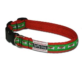 Christmas Air Dog Collar Size Large by Air Collar