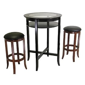 3pc Pub Table & Stool Set