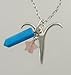 Aries Zodiac Pendant with Crystal and White Mother of Pearl Star in Sterling ...
