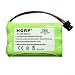 HQRP Cordless Phone Battery for Enercell 23-904, GP60AAAH3BMS, ER-P153 2300156 Replacement plus Coaster