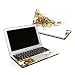 Mardi Gras Design Skin Decal Sticker for Apple MacBook 13"" (Black or White Polycarbonate w/SEPARATE TRACKPAD)