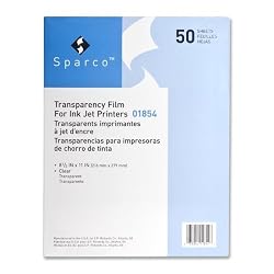 SPR01854 - Color Inkjet Transparency, 8-1/2x11, 50/PK