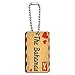 Air Mail Postcard Love for The Bahamas Wood Wooden Rectangle Key Chain