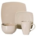 Glamour Dinnerware 16-pc. Set - Mocha