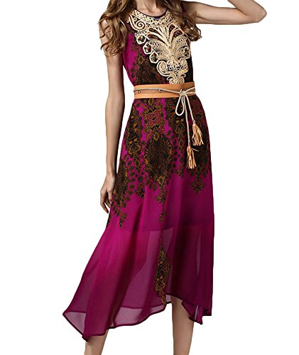 (ディーコッテ)D'Kotte レディース 春 夏 ワンピース ドレス ロング マキシ ノースリーブ レース 刺繍 エレガント neaa236