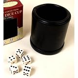 Classic Game Collection Leather Dice Cup